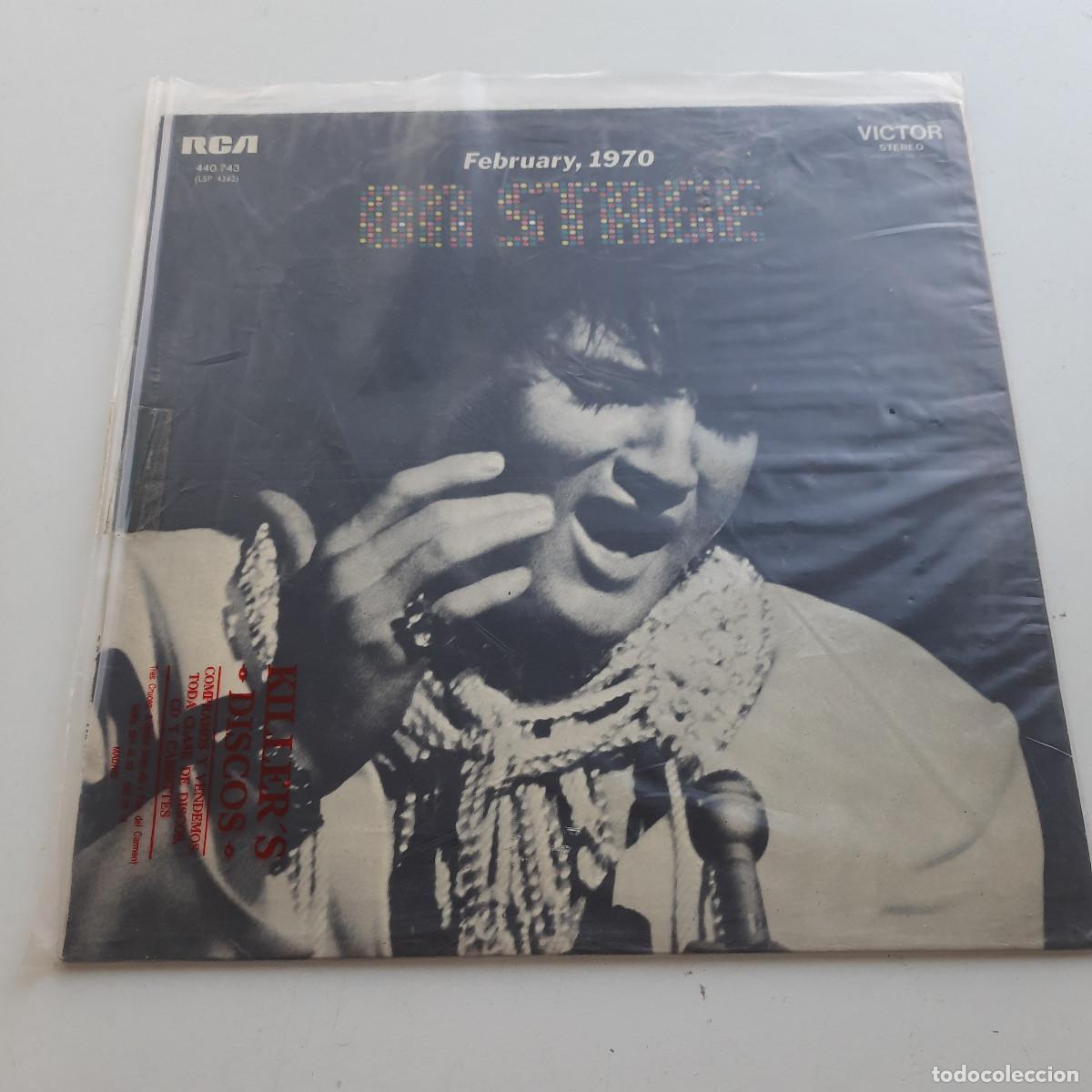 Discos de vinilo: Vinilo Elvis Presley - On Stage - February, 1970