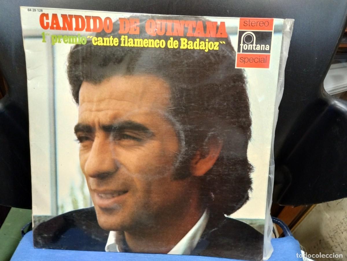 Discos de vinilo: Vinilo de Candido de Quintana &rdquo;Cante Flamenco de Badajoz&rdquo;