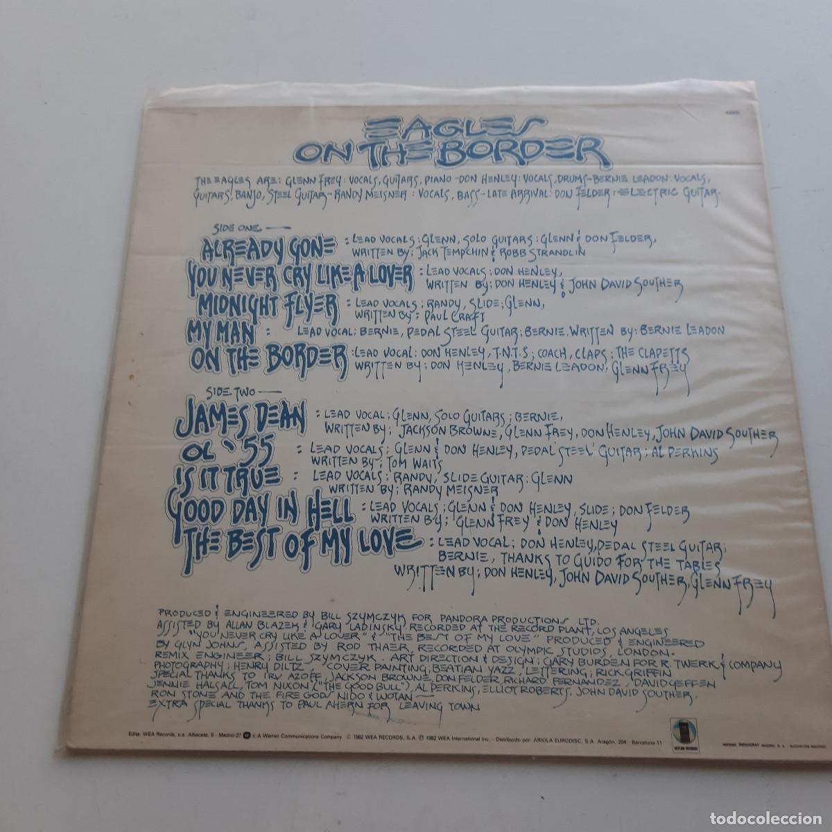 Discos de vinilo: Vinilo Eagles - On The Border - Foto 2