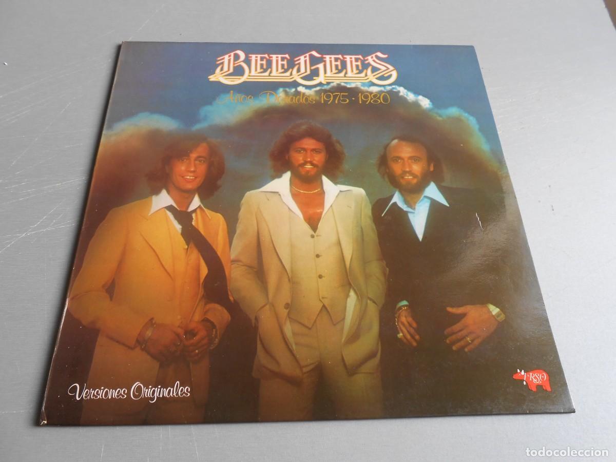 Discos de vinilo: BEE GEES - A&Ntilde;OS DORADOS 1975-1980 - LP, STAYIN&acute; ALIVE + 8, A&Ntilde;O 1980, RSO 28 91 152 CAJA DE BARCELONA