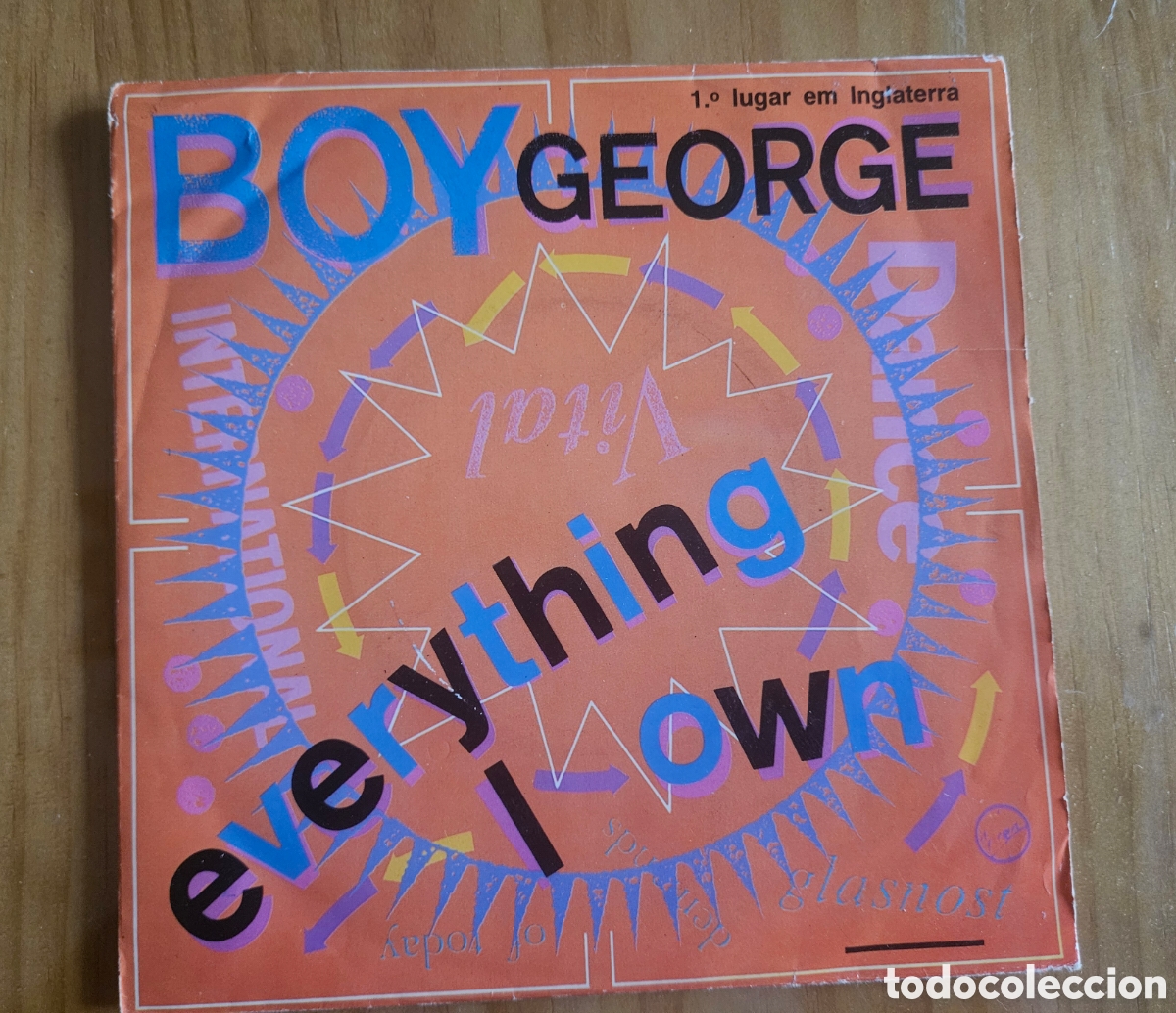Discos de vinilo: Single Boy George Everything I Own