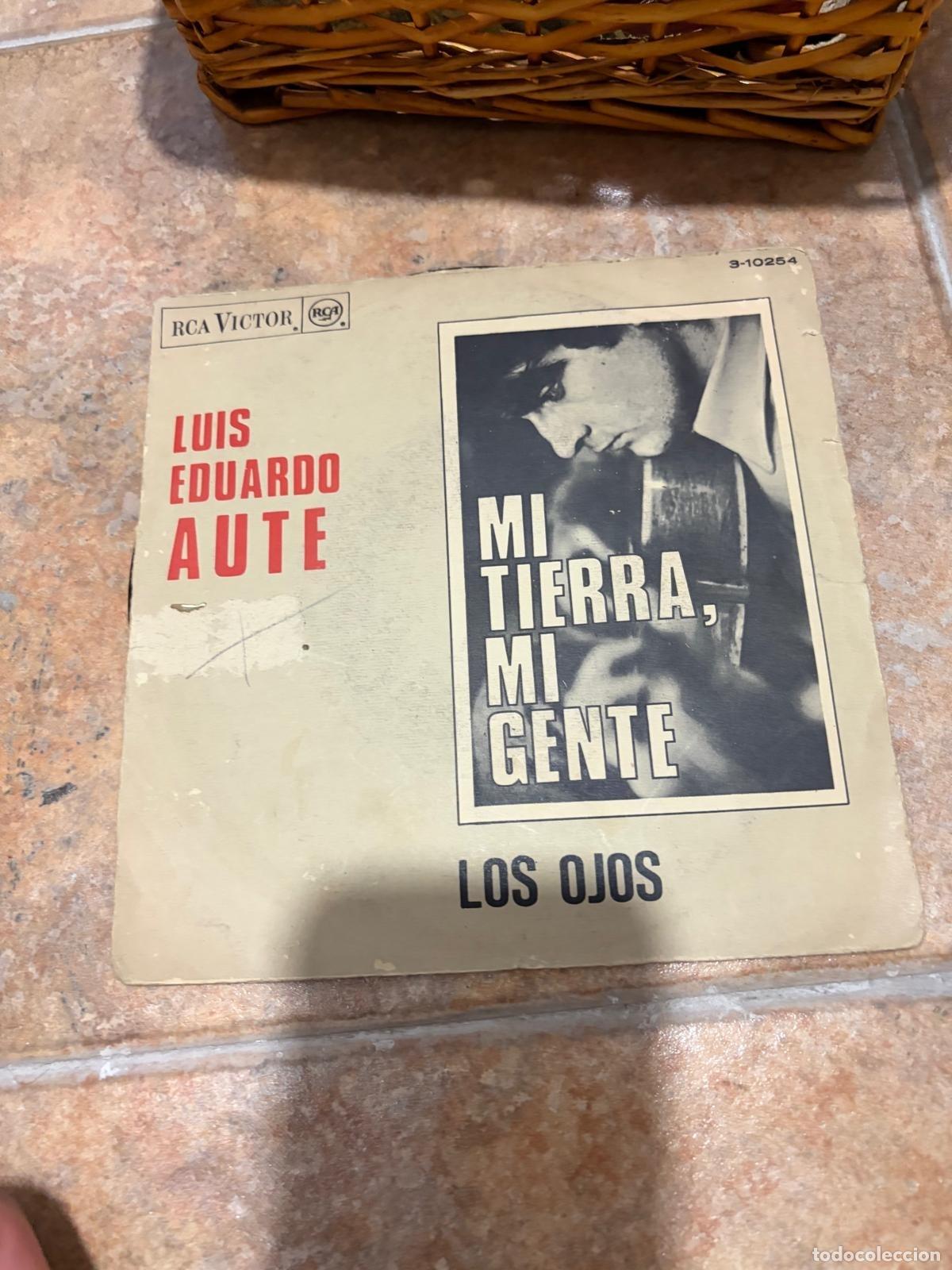 Discos de vinilo: BLAS29A DISCO VINILO SINGLE Luis Eduardo Aute Mi tierra, mi gente. Los ojos
