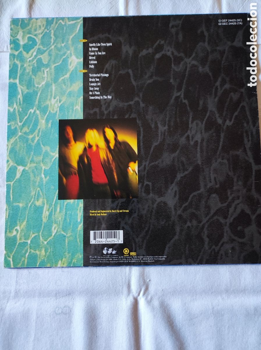Discos de vinilo: NIRVANA - NEVERMIND (1991) - Foto 2