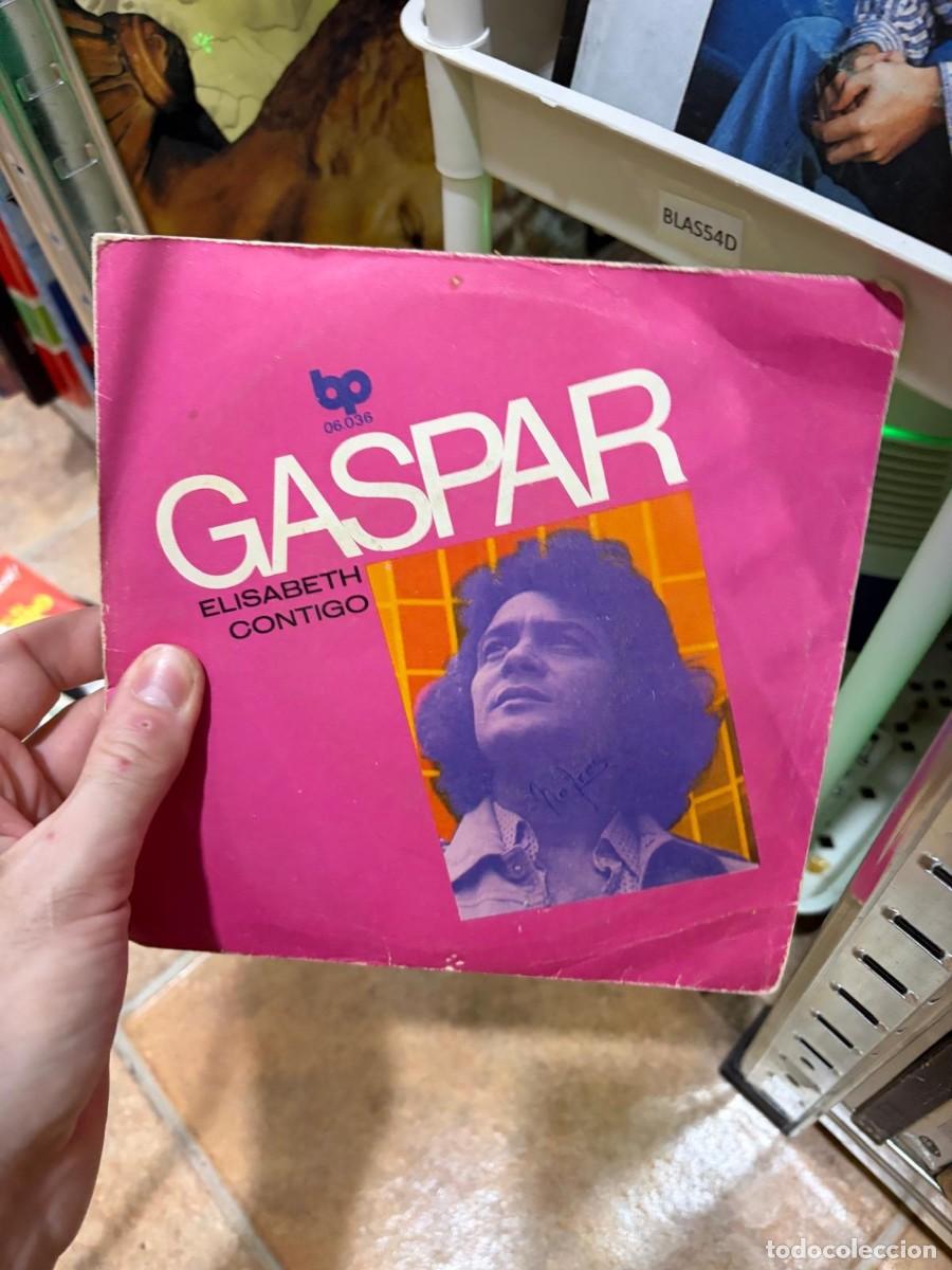 Discos de vinilo: BLAS54D DISCO VINILO GASPAR ELISABETH CONTIGO SINGLE