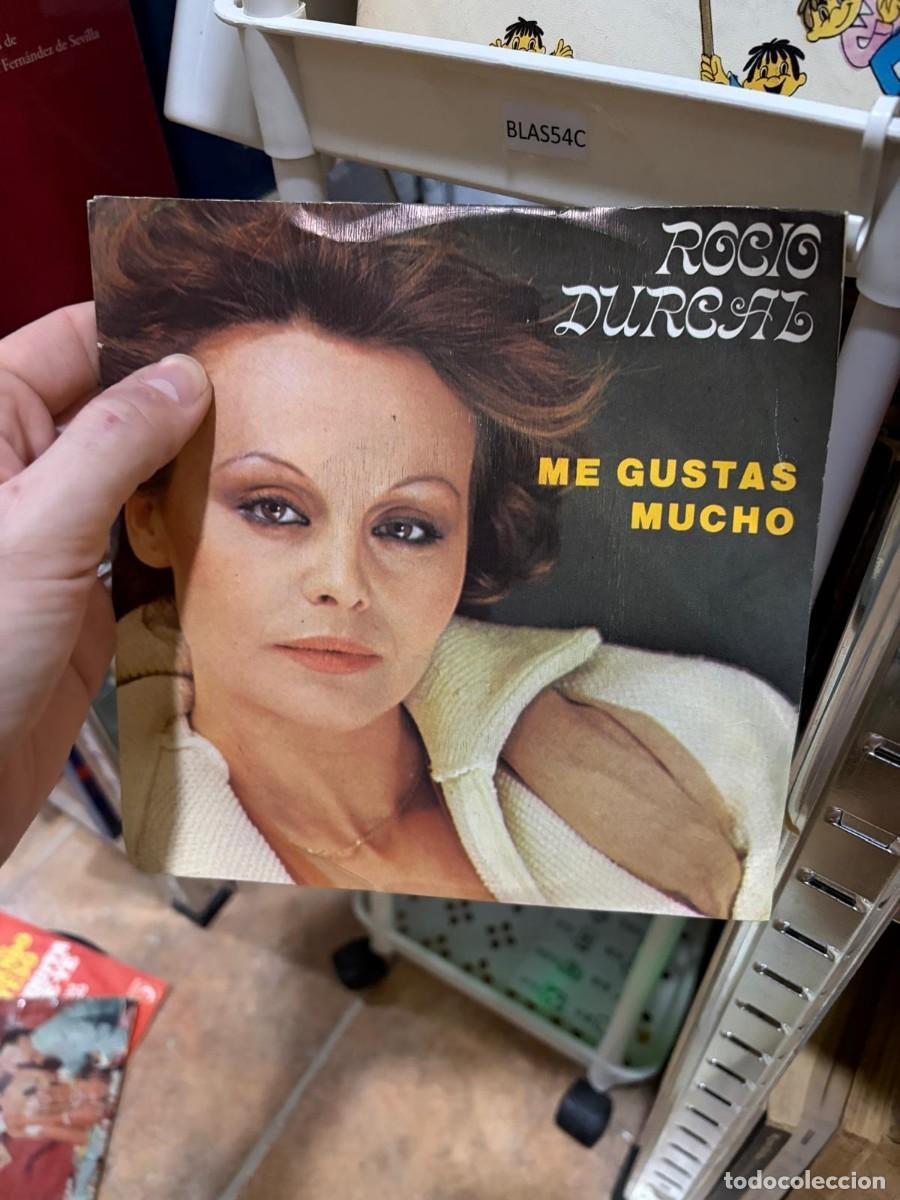 Discos de vinilo: BLAS54D DISCO VINILO ROCIO DURCAL ME GUSTAS MUCHO SINGLE