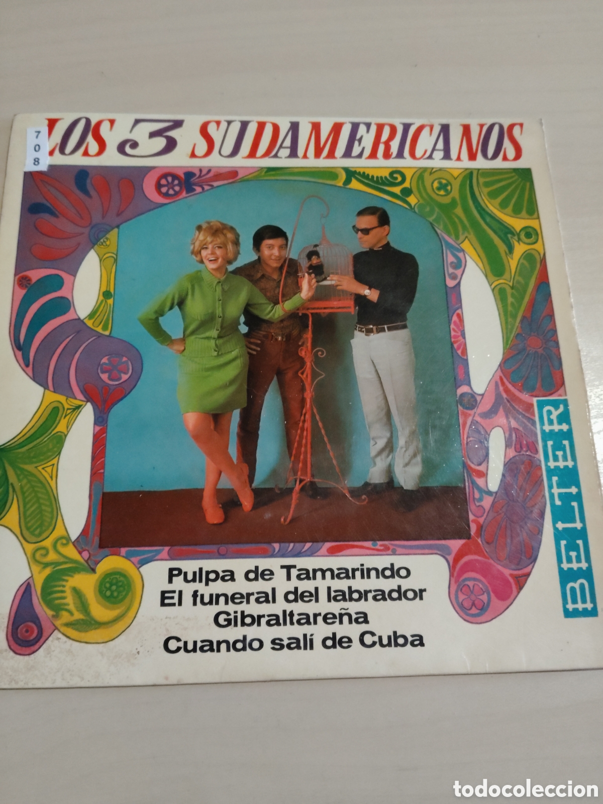 Discos de vinilo: MV708 los 3 sudamericanos MINI VINILO - Foto 1
