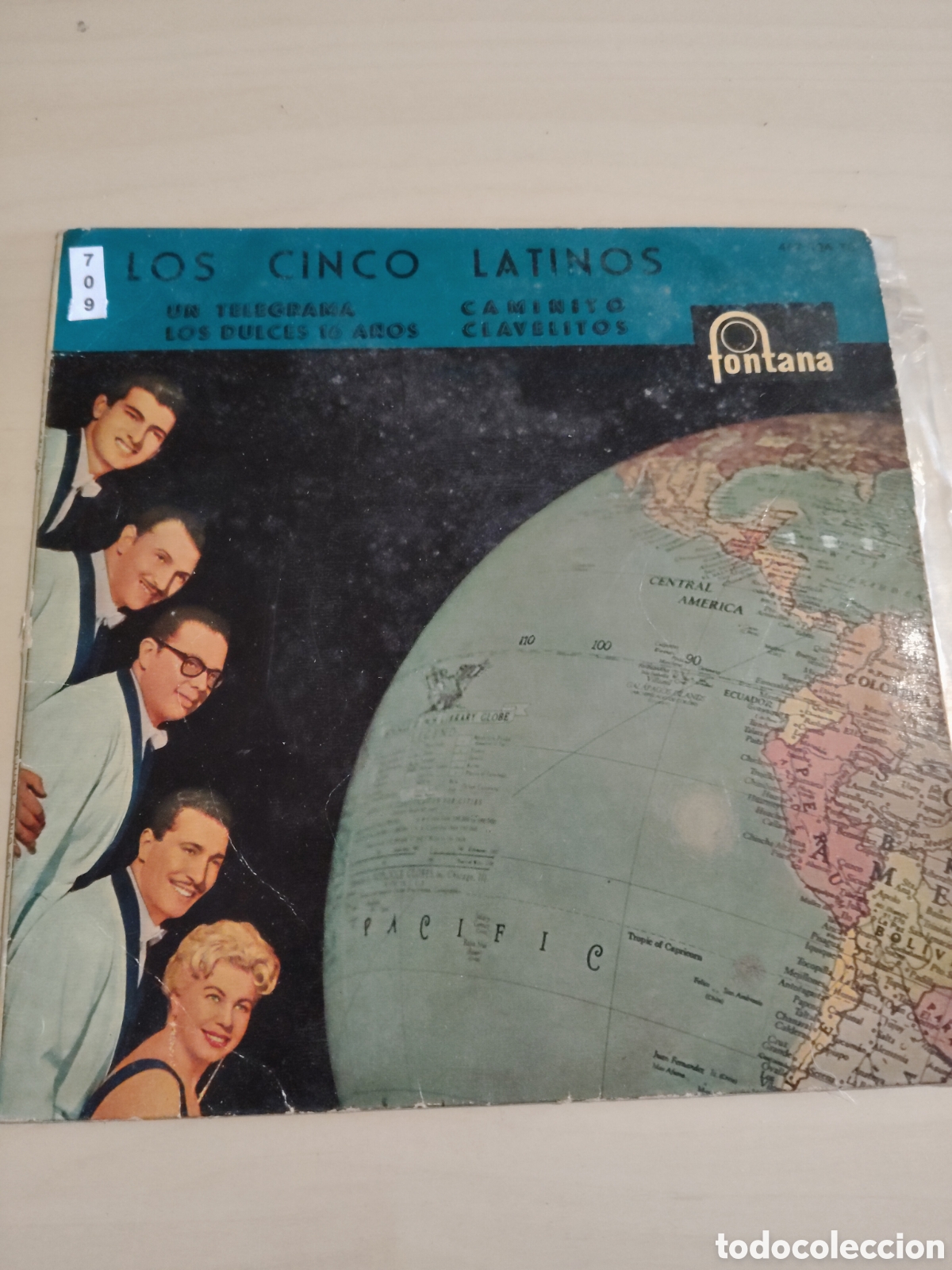 Discos de vinilo: MV709 los cinco latinos MINI VINILO