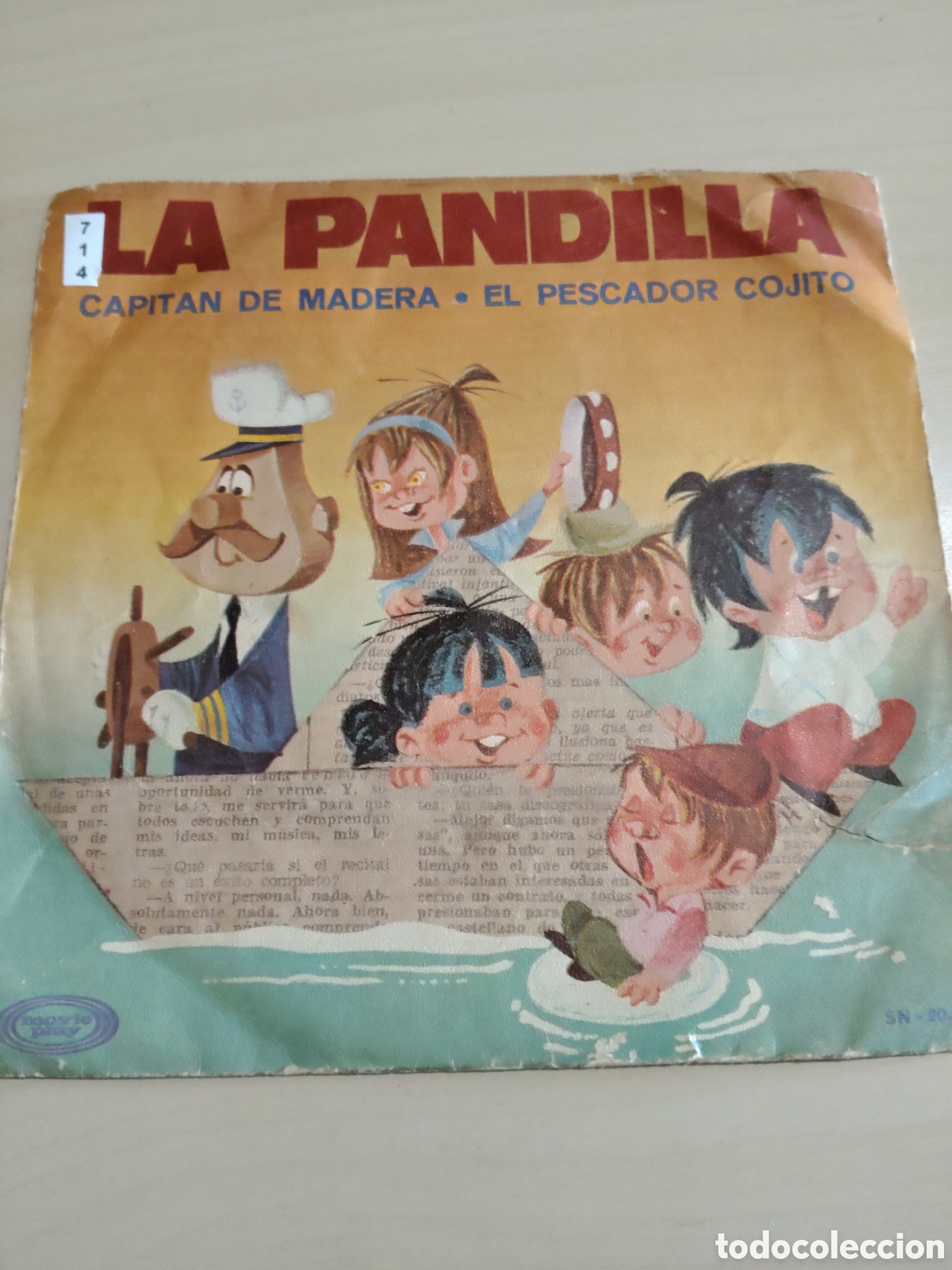 Discos de vinilo: MV714 la pandilla MINI VINILO