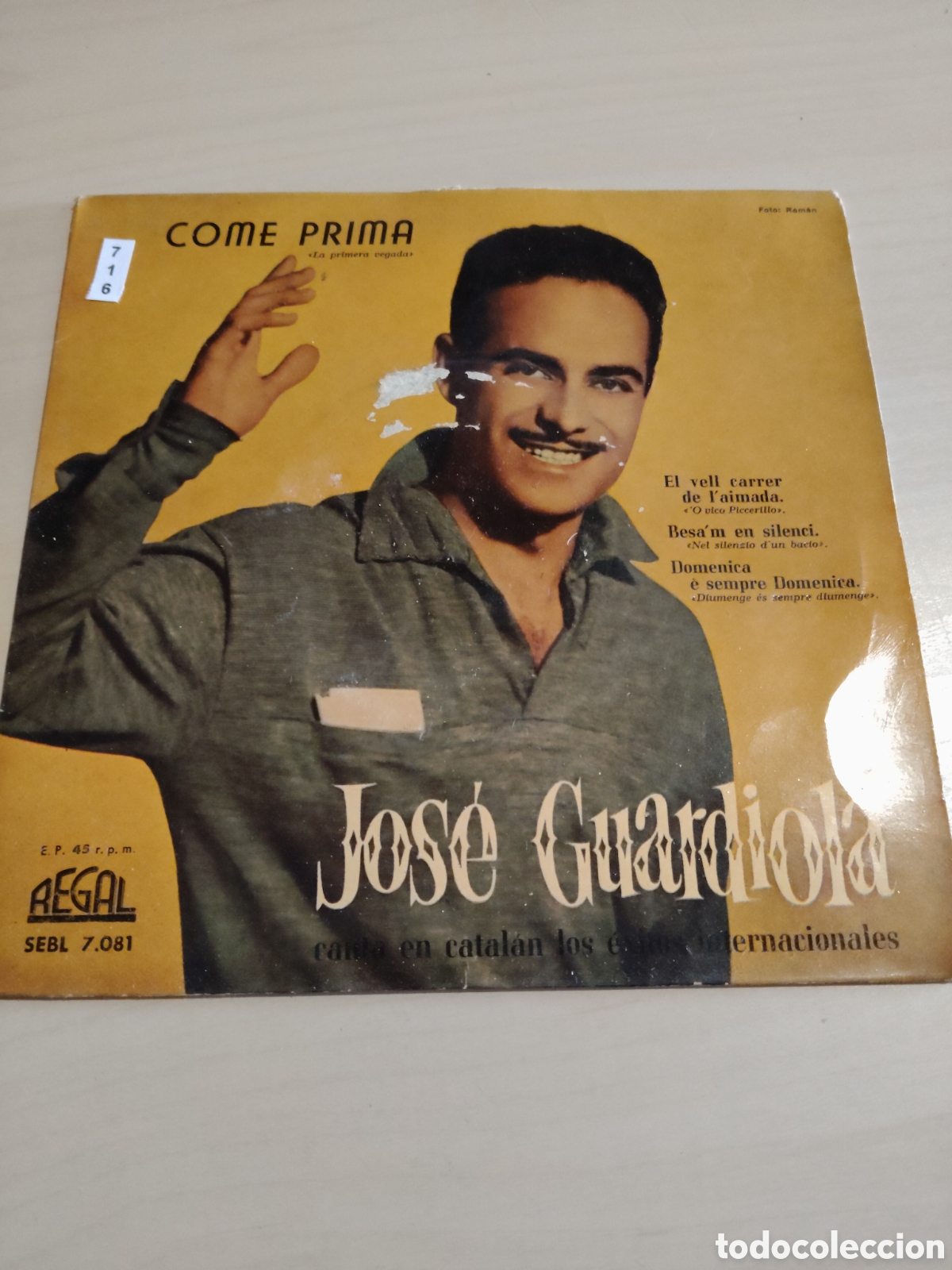 Discos de vinilo: MV716 Jos&eacute; Guardiola come prima MINI VINILO - Foto 1