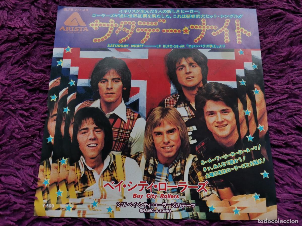 Discos de vinilo: Bay City Rollers &ndash; Saturday Night Vinilo 7&rdquo; Single 1975 Japan BLPB-251-AR