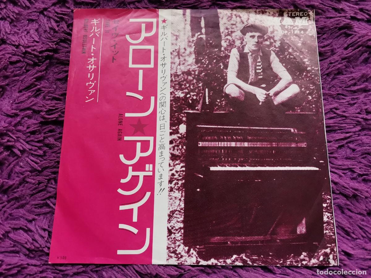 Discos de vinilo: Gilbert O'Sullivan &ndash; Alone Again (Naturally) Vinilo 7&rdquo; Single 1972 Japan TOP-1714