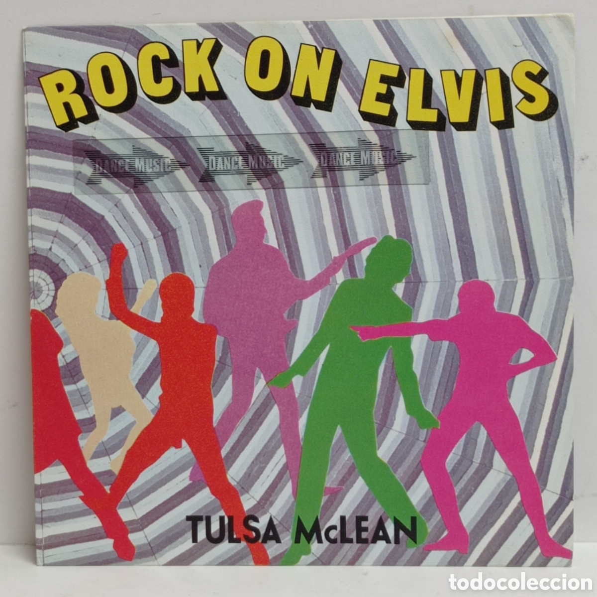 Discos de vinilo: TULSA MCLEAN, ROCK ON ELVIS (RCA 1982) -SINGLE- - Foto 1