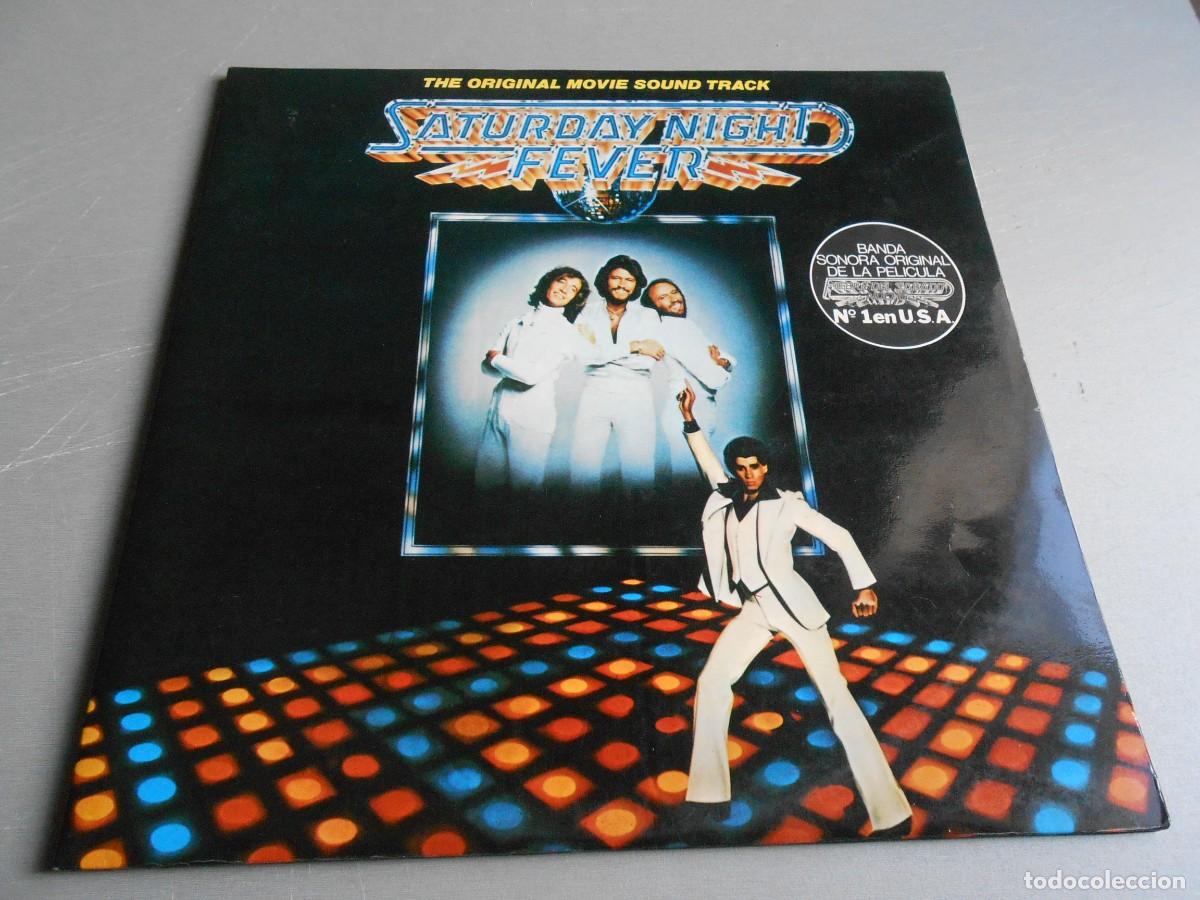 Discos de vinilo: SATURDAY NIGHT FEVER - Original Movie Sound Track, 2 LP, STAYIN&acute;ALIVE + 16, A&Ntilde;O 1977, RSO 24 79 199