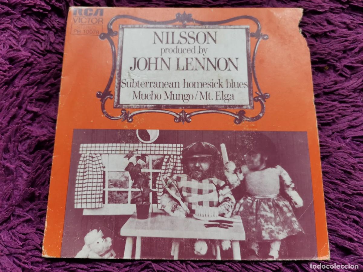 Discos de vinilo: Nilsson &ndash; Subterranean Homesick Blues Vinilo 7&rdquo; Single 1974 France PB 10078