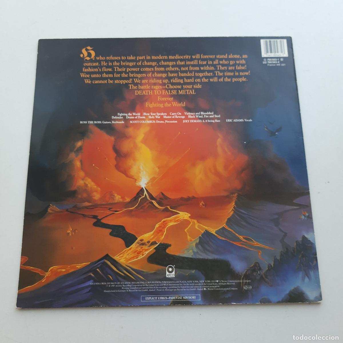 Discos de vinilo: Vinilo Manowar - Fighting the World - Foto 2