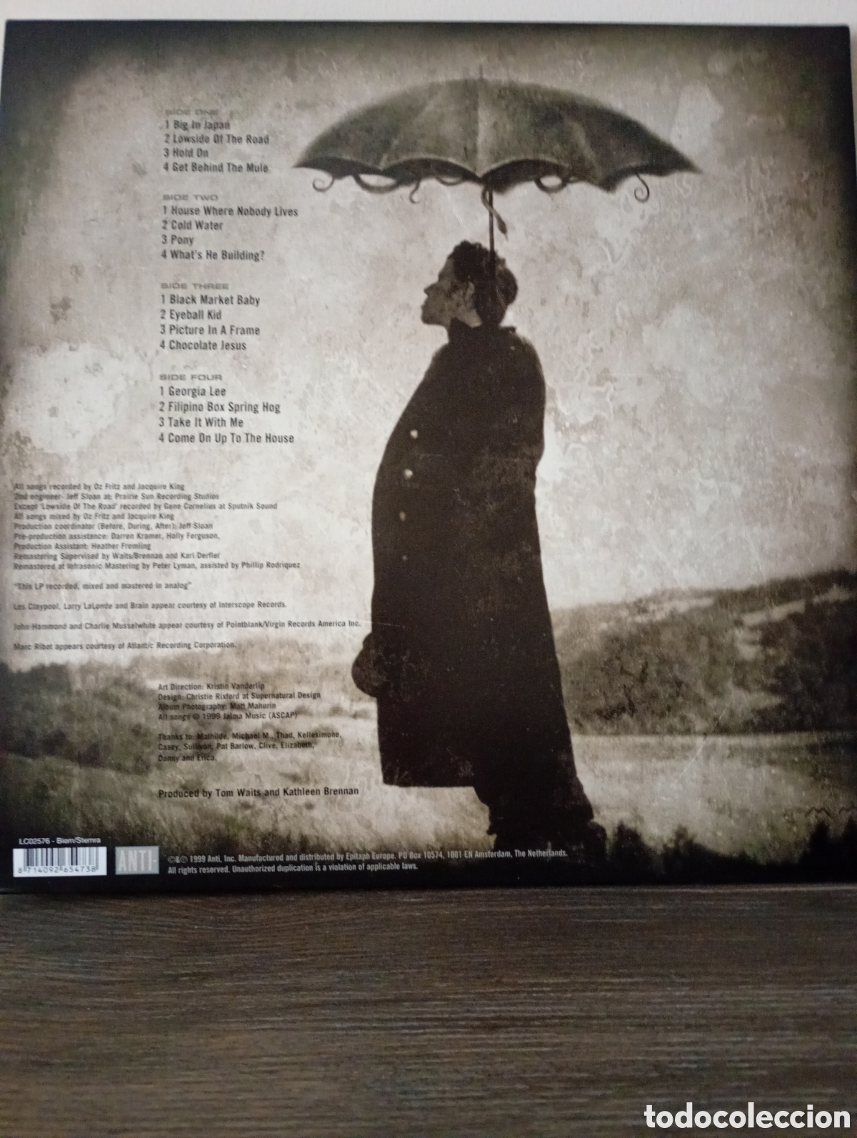 Discos de vinilo: Tom Waits, Mule Variaruons 1999. 2LP - Foto 3