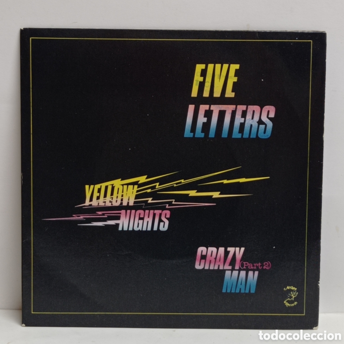Discos de vinilo: FIVE LETTERS, YELLOW NIGHTS... (ATROPA 1980 FRANCE) -SINGLE-