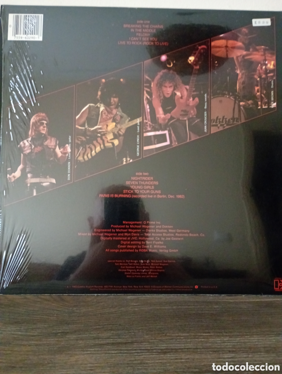 Discos de vinilo: Dokken, breaking the chaing 1983 USA. - Foto 2