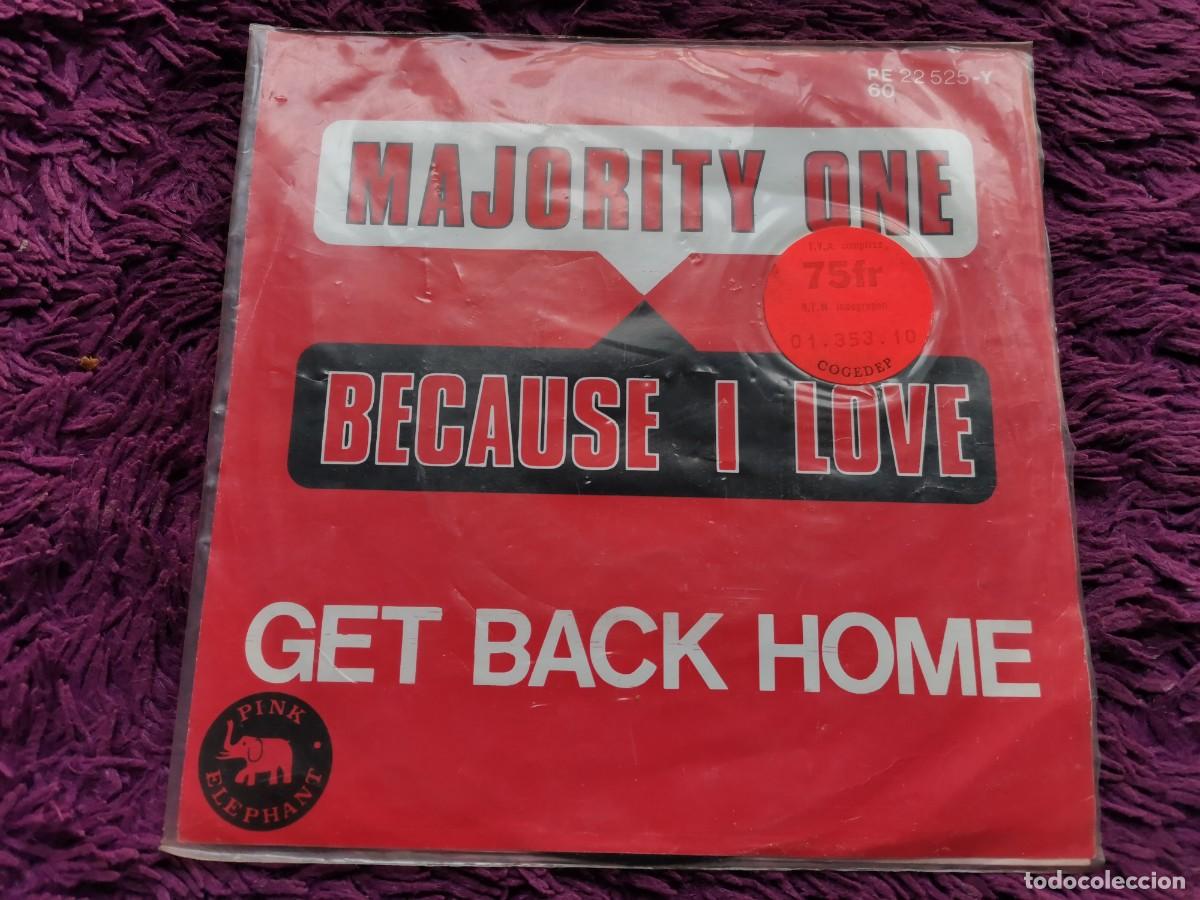 Discos de vinilo: Majority One &ndash; Because I Love Vinilo 7&rdquo; Single 1970 Belgium PE 22 525-Y