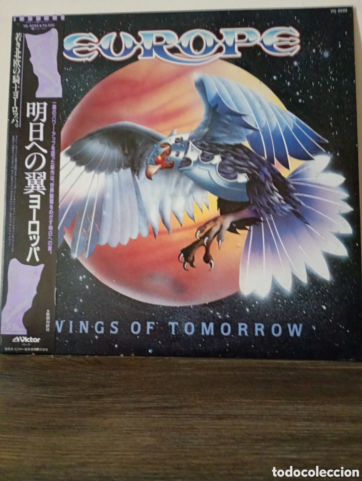 Discos de vinilo: Europe, wings of tomorrow 1984. Made in Japan + Obi y encartes.