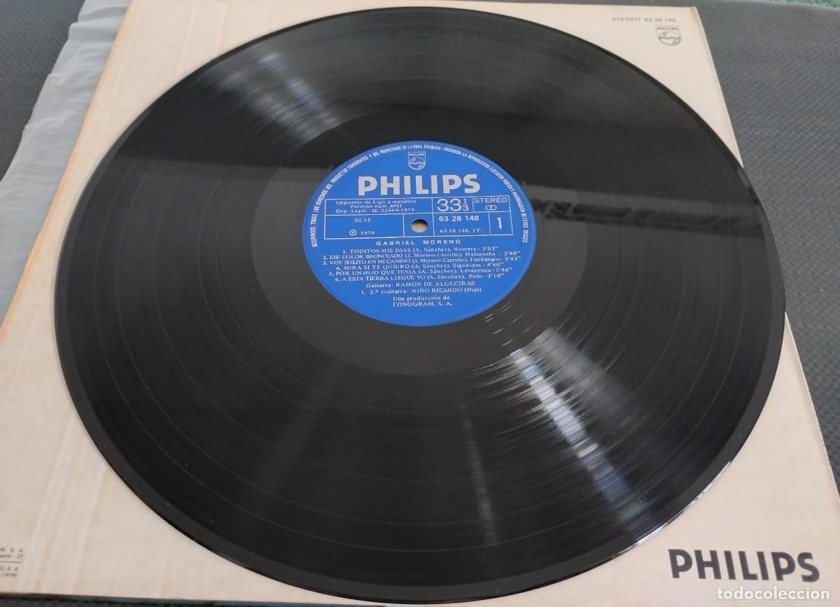 Discos de vinilo: Vinilo de Gabriel Moreno &rdquo;Gabriel Moreno&rdquo; - Foto 3