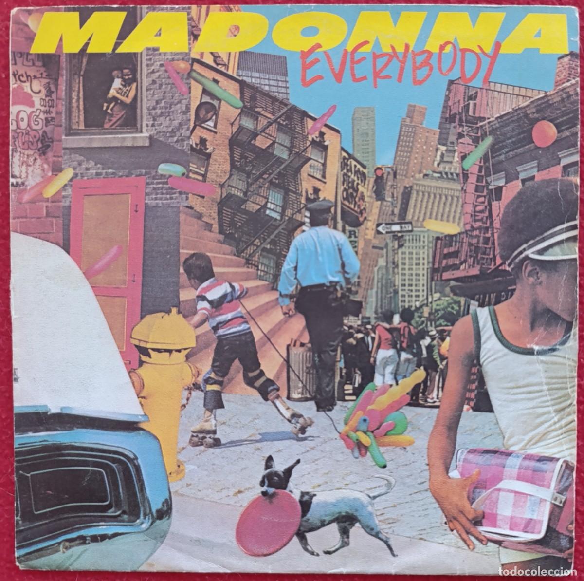 Discos de vinilo: MADONNA &ndash; EVERYBODY 7&rdquo; 1982 EDICION ESPA&Ntilde;OLA DEL PRIMER SINGLE DE MADONNA - MUY RARO!!