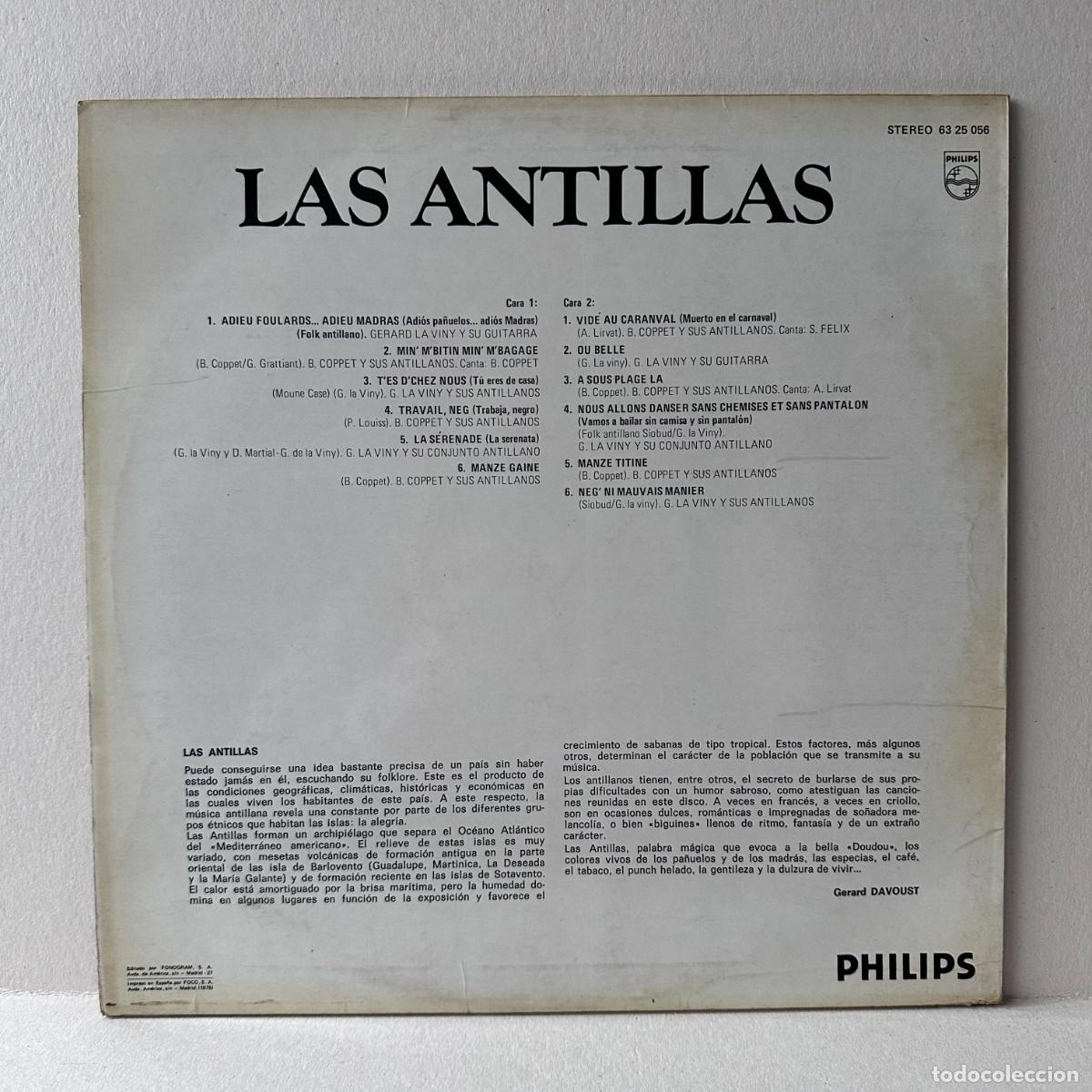 Discos de vinilo: Various - Las Antillas (LP) - Foto 3