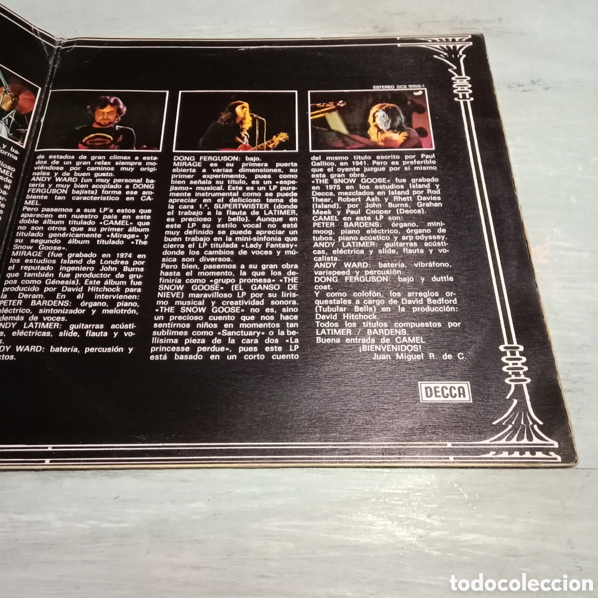 Discos de vinilo: CAMEL - CAMEL - LP GATEFOLD - Foto 7
