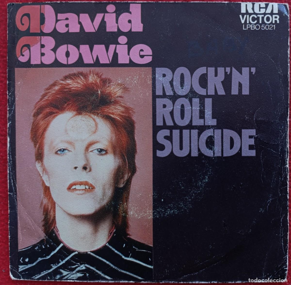 Discos de vinilo: DAVID BOWIE &ndash; ROCK'N'ROLL SUICIDE 7&rdquo; 1973 EDICION FRANCESA