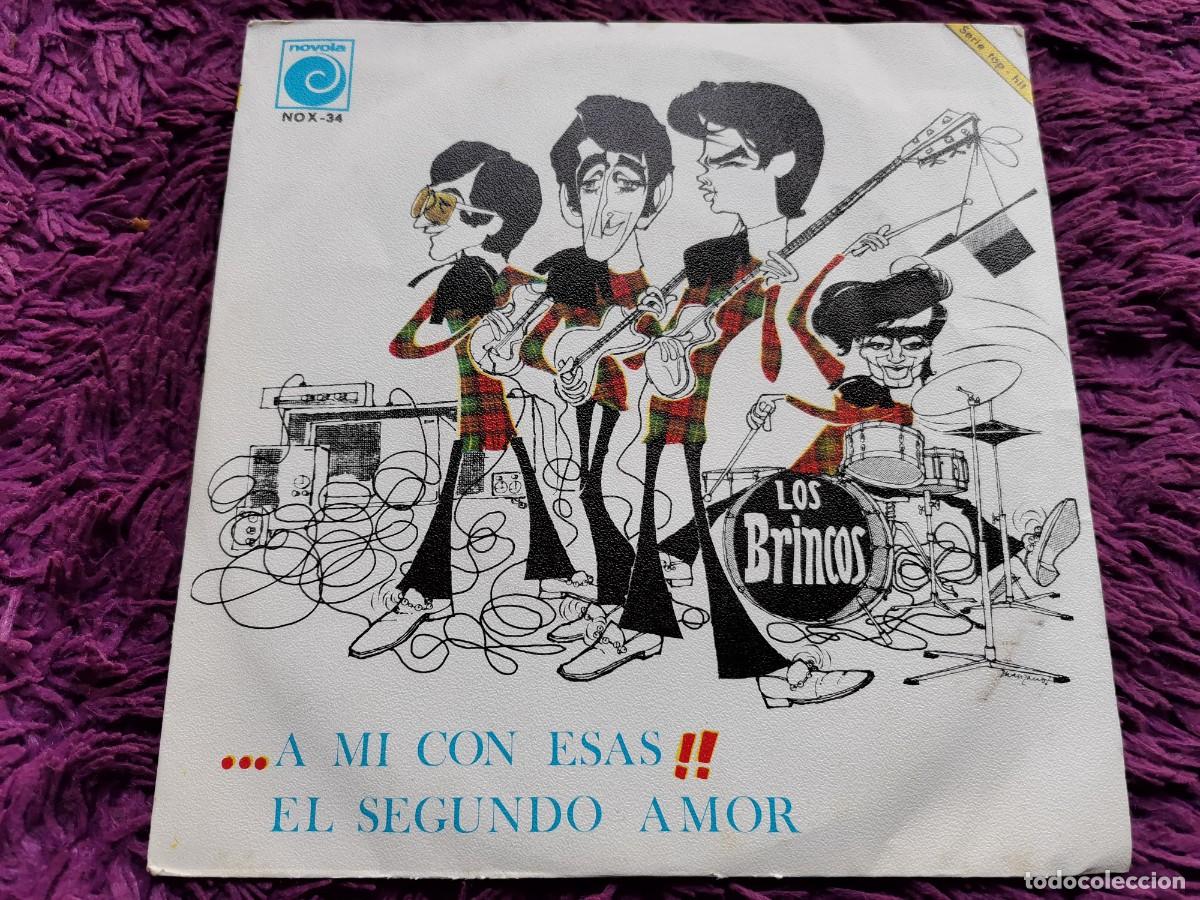 Discos de vinilo: Los Brincos &ndash; ... A Mi Con Esas!! Vinilo 7&rdquo; Single 1966 Spain NOX-34