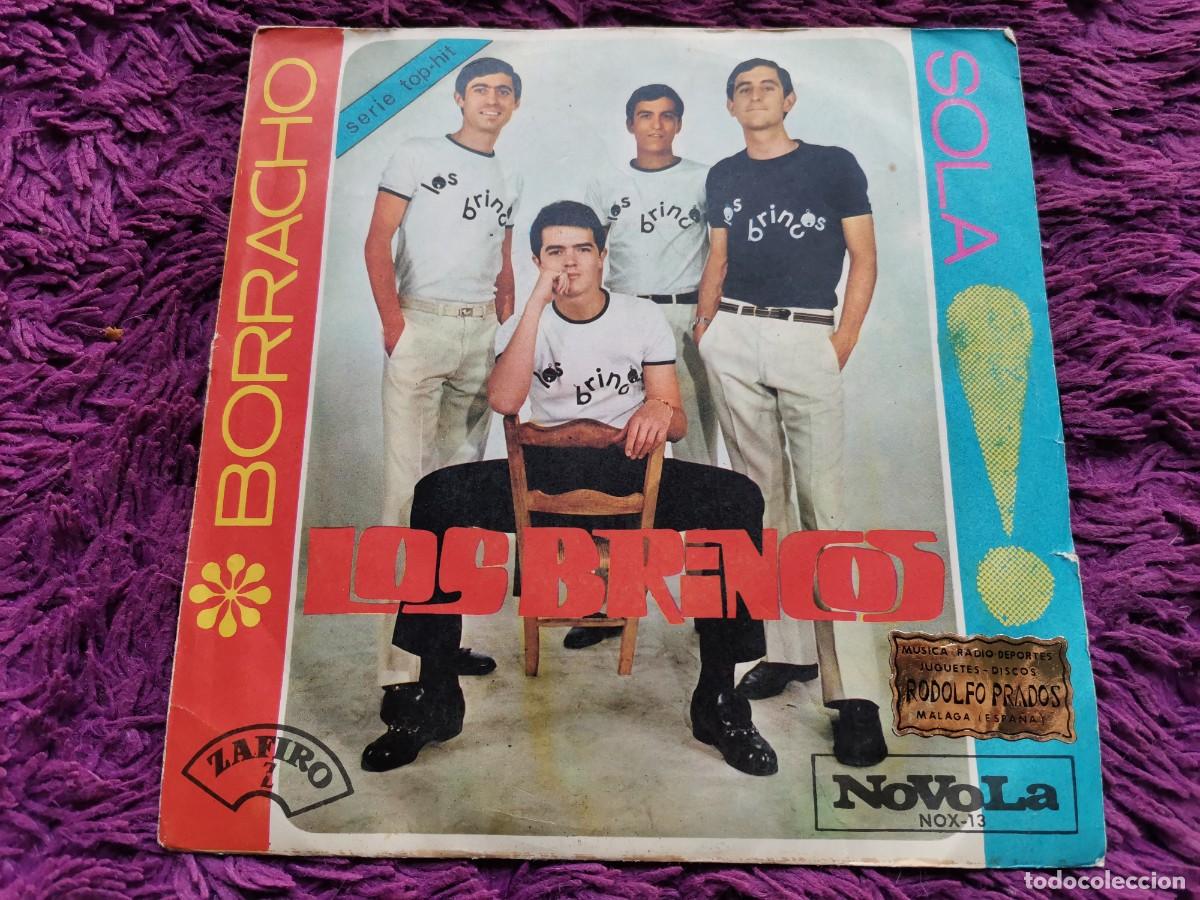 Discos de vinilo: Los Brincos &ndash; Borracho / Sola Vinilo 7&rdquo; Single 1965 Spain NOX-13