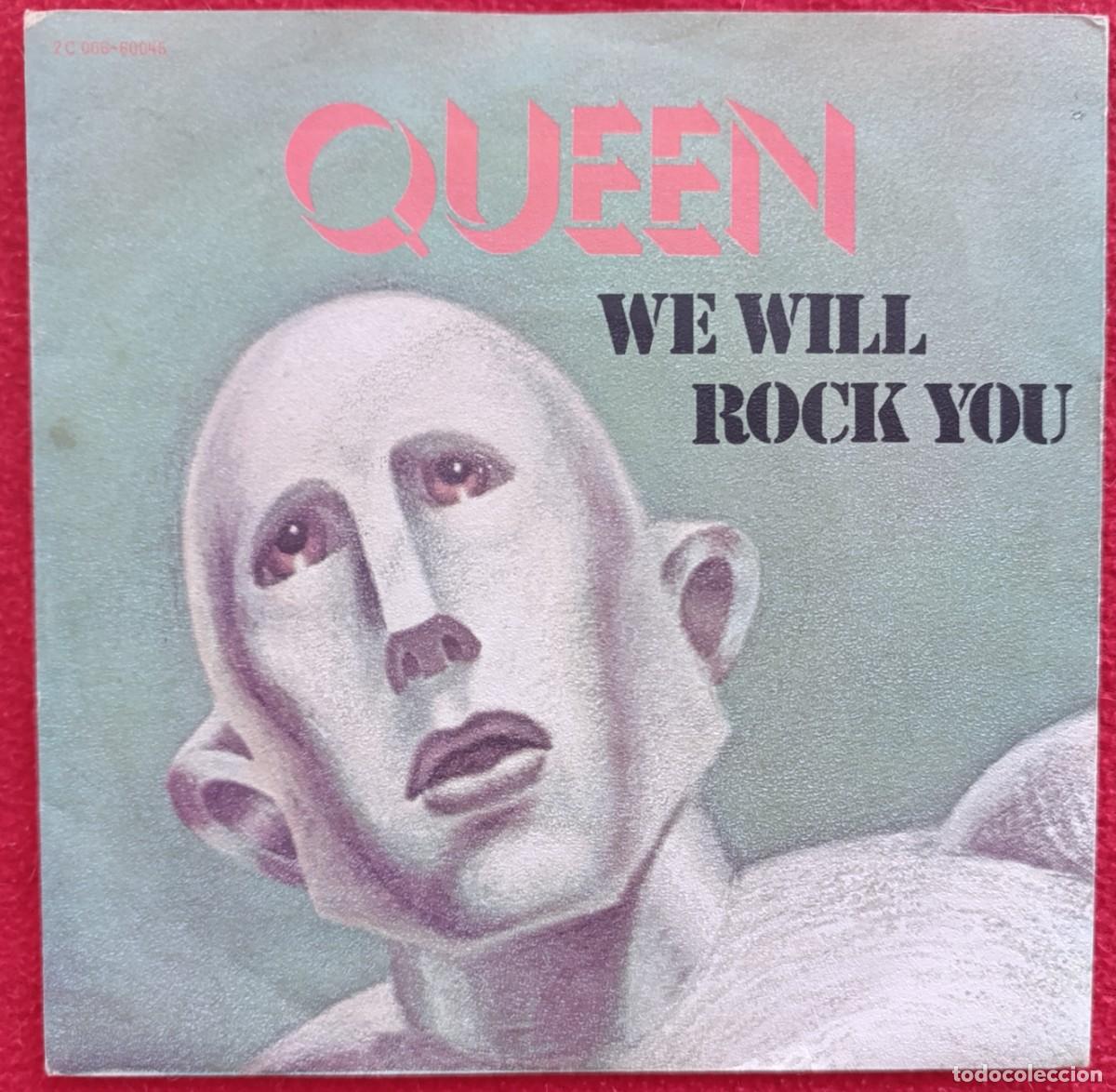 Discos de vinilo: QUEEN &ndash; WE WILL ROCK YOU/WE ARE THE CHAMPIONS 7&rdquo; 1977 EDICION FRANCESA
