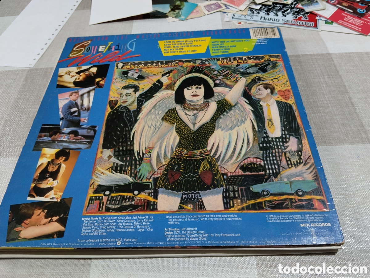 Discos de vinilo: Disco m&uacute;sica Cine Somethin wild - Foto 1