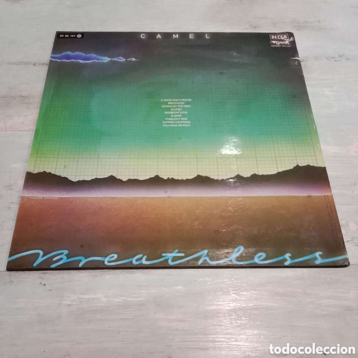 Discos de vinilo: CAMEL - BREATHLESS - LP - Foto 2