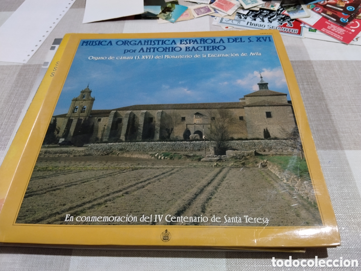 Discos de vinilo: Disco m&uacute;sica organistica espa&ntilde;ola del Siglo XVl por Antonio bachero