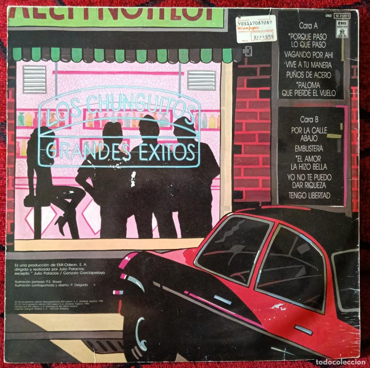 Discos de vinilo: LOS CHUNGUITOS ** Grandes Exitos ** VINILO LP 1986 - Foto 3