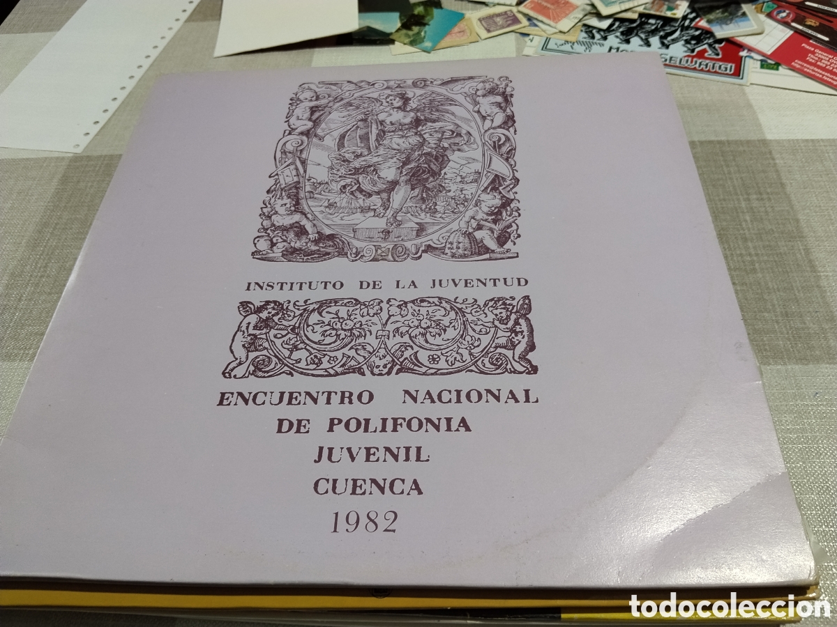 Discos de vinilo: Discos encuentro nacional de polifon&iacute;a juvenil Cuenca 1982