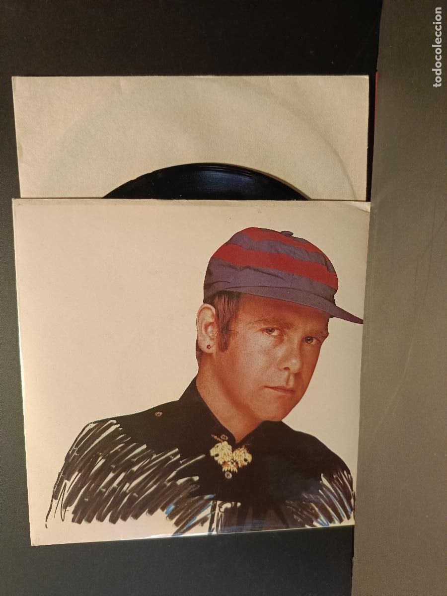 Discos de vinilo: ELTON JOHN DEAR GOD/TACTICS + 2 DOBLE SINGLE UK 1980 PDELUXE