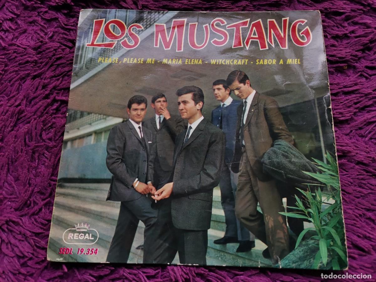 Discos de vinilo: Los Mustang &ndash; Please Please Me Vinilo 7&rdquo; EP 1964 Spain SEDL 19.354