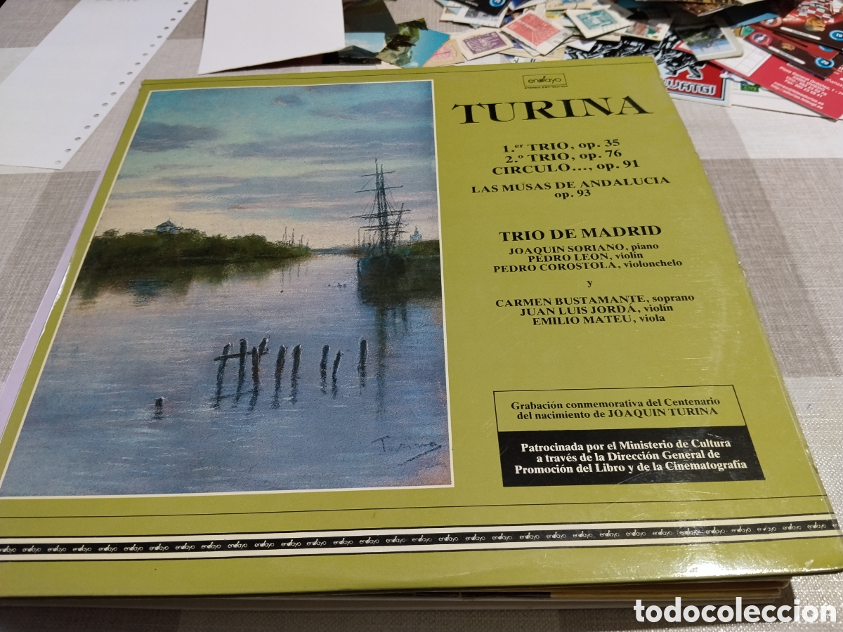 Discos de vinilo: Discos Turina trio de Madrid, Joaqu&iacute;n Turina
