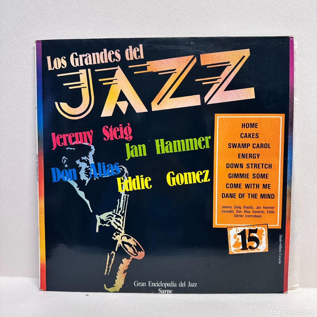 Discos de vinilo: Jeremy Steig, Jan Hammer, Don Alias, Eddie Gomez - Los Grandes Del Jazz 15 (LP)