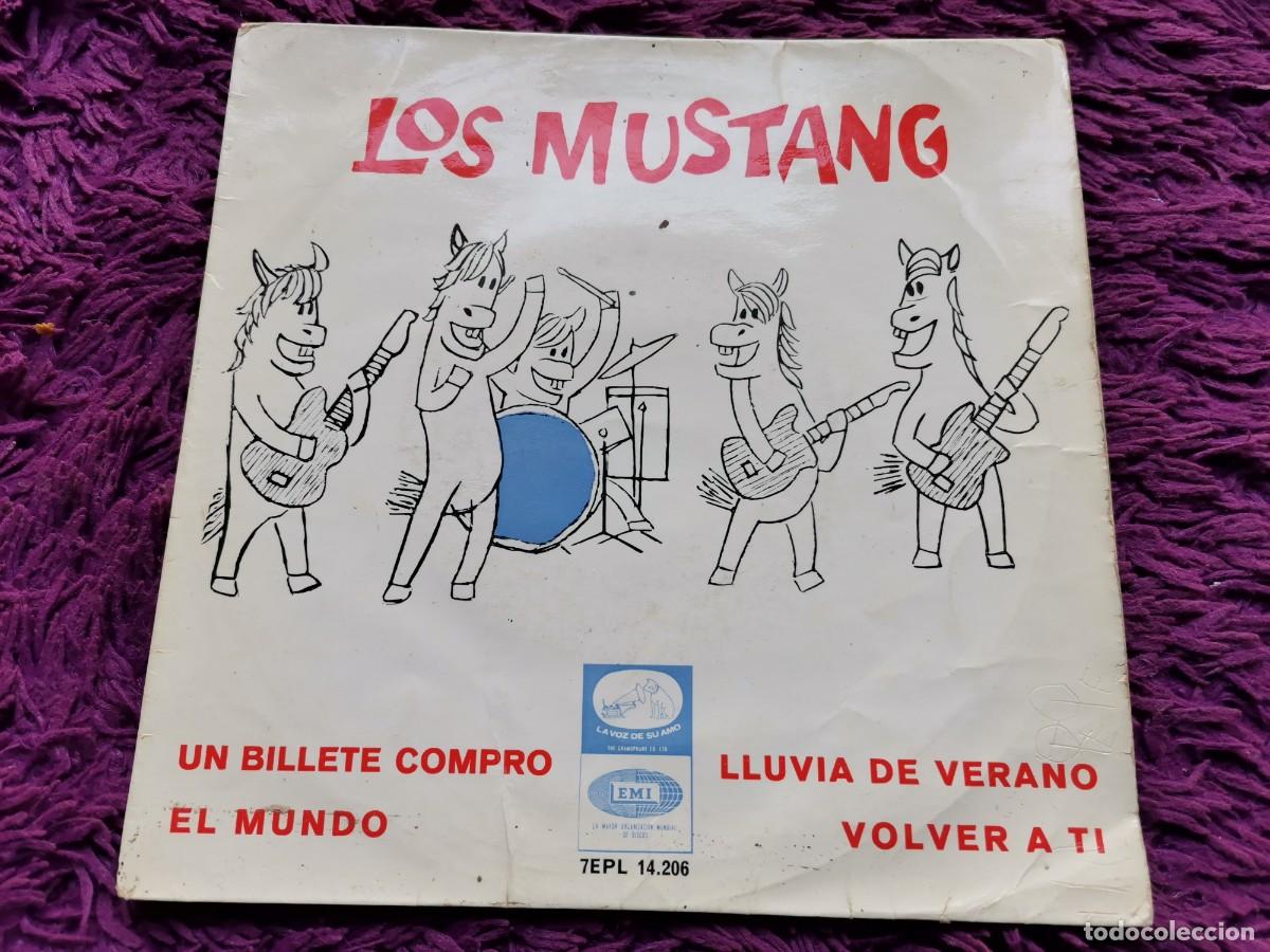 Discos de vinilo: Los Mustang &ndash; Un Billete Compr&oacute; Vinilo 7&rdquo; EP 1965 Spain 7EPL 14.206