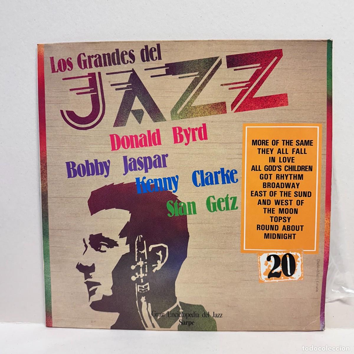 Discos de vinilo: Donald Byrd, Bobby Jaspar, Kenny Clarke, tan Getz - Los Grandes Del Jazz 20 (LP)