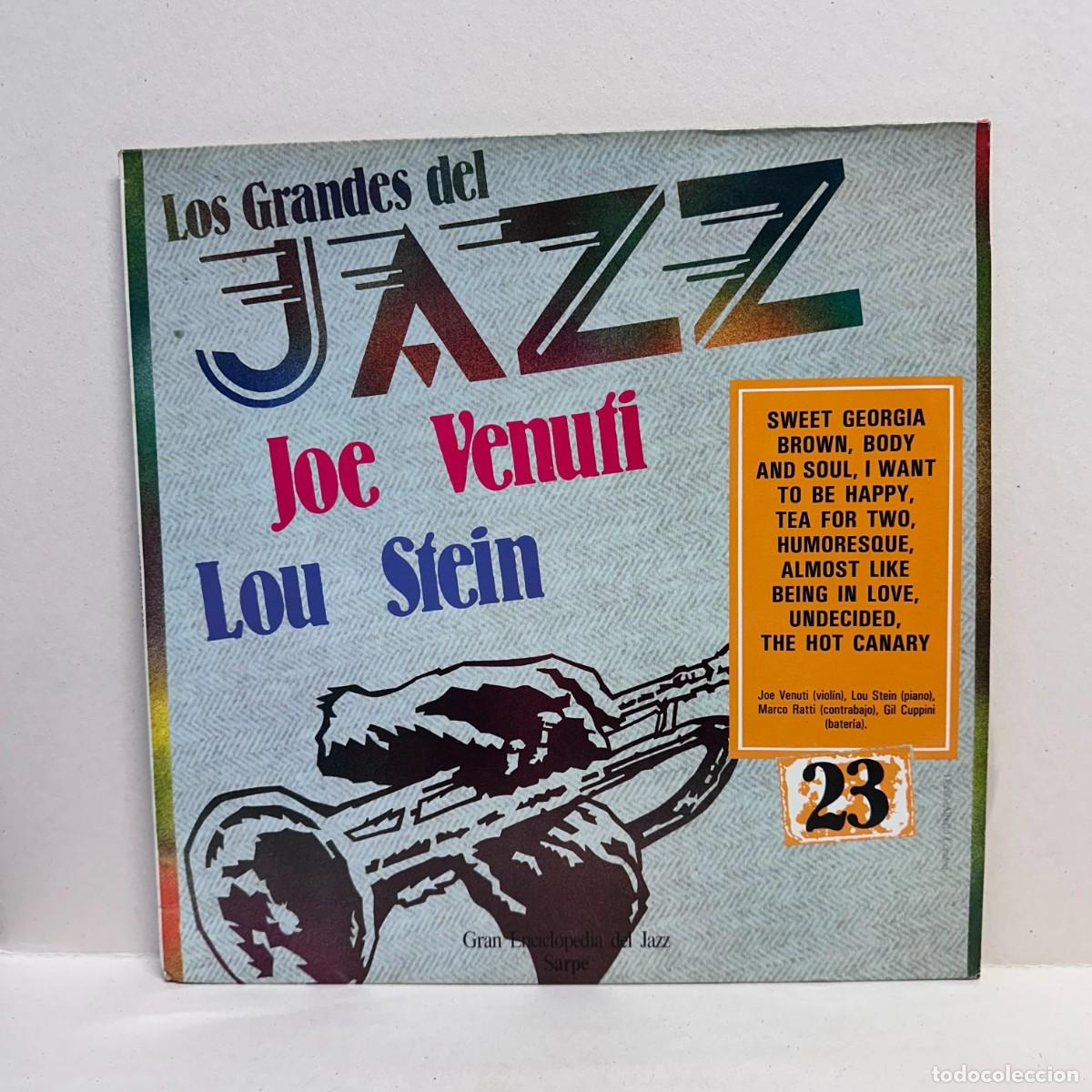 Discos de vinilo: Joe Venuti, Lou Stein - Los Grandes Del Jazz 23 (LP)