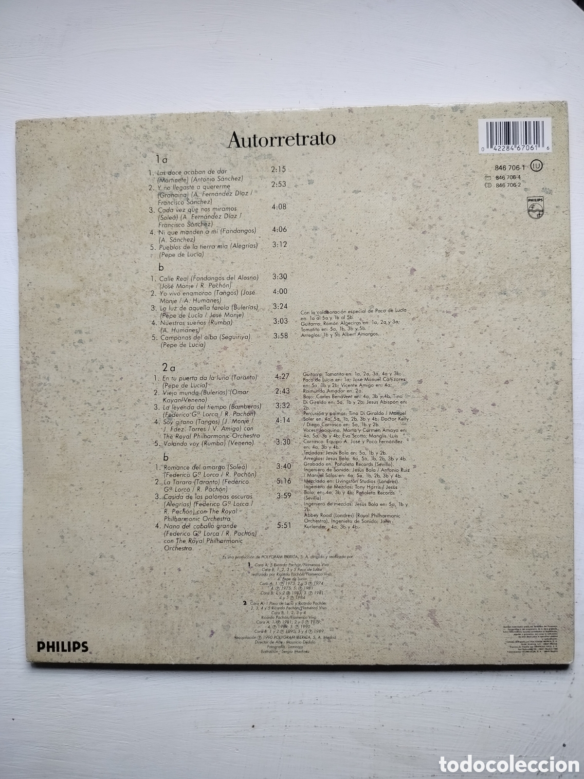 Discos de vinilo: Camar&oacute;n de la Isla 2xLPs - Foto 2