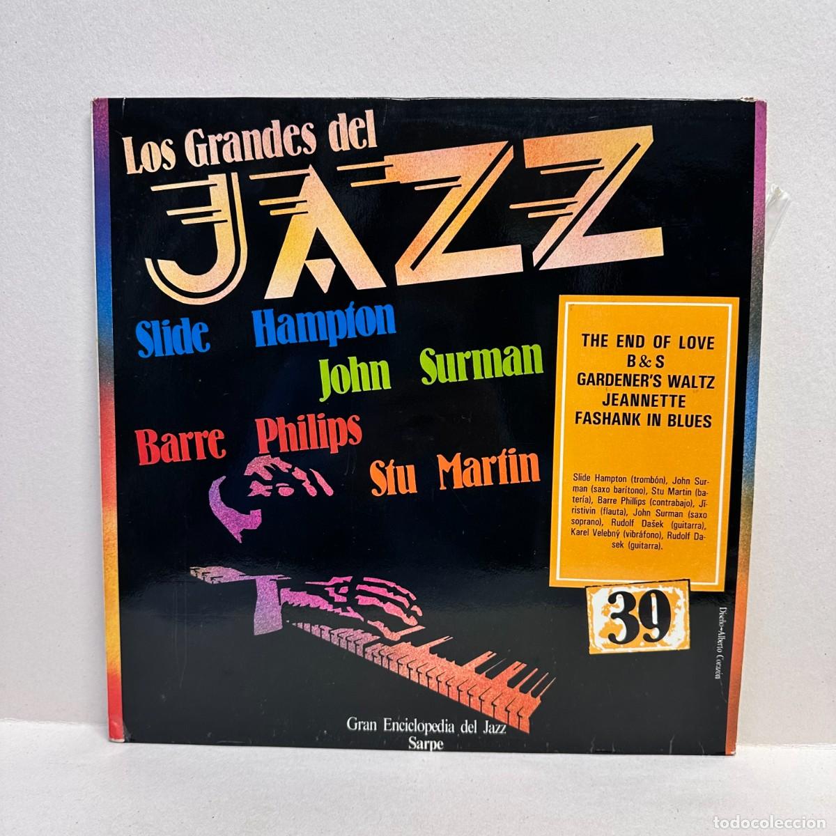 Discos de vinilo: Slide Hampton, John Surman, Barre Phillips, Stu Martin - Los Grandes Del Jazz 39 (LP)