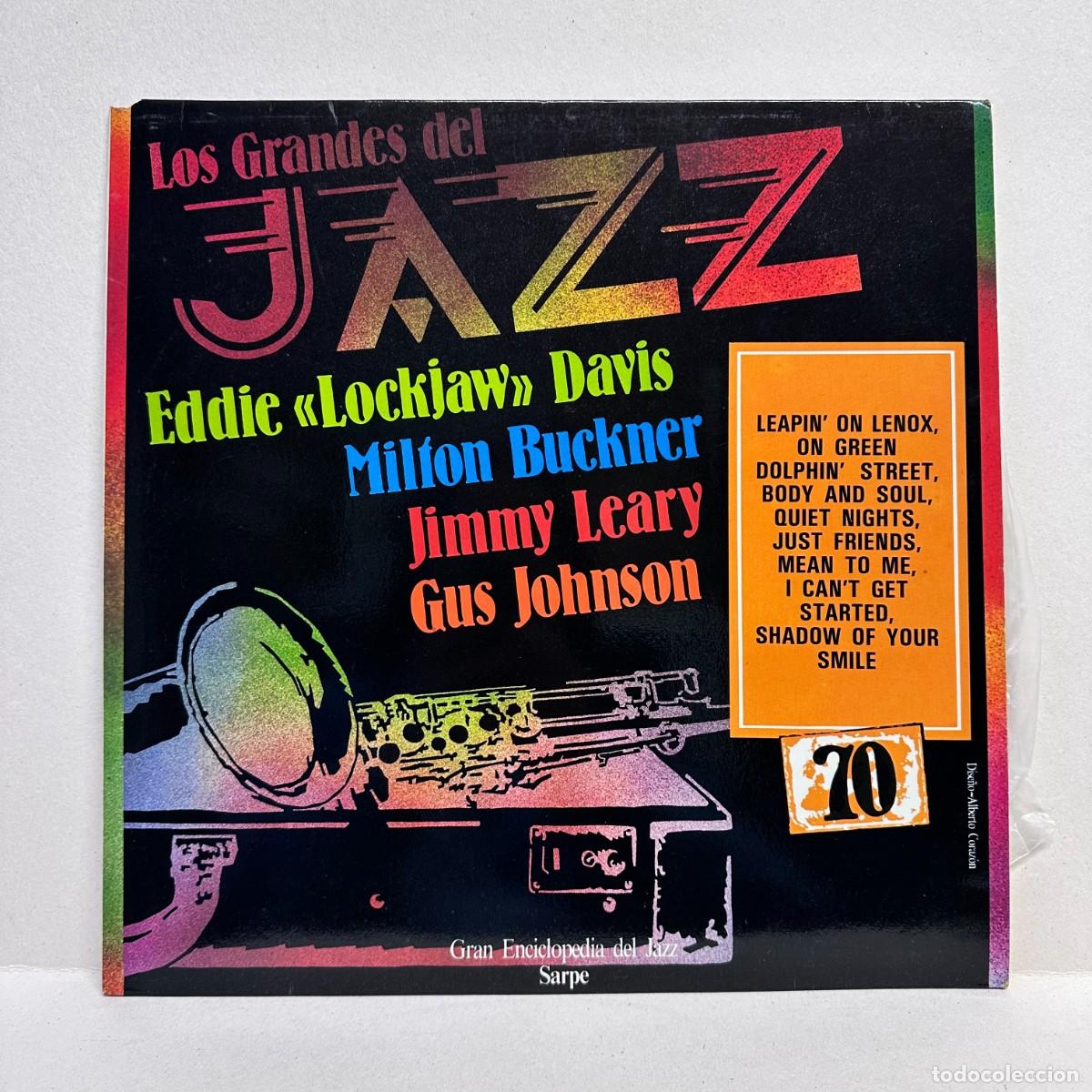 Discos de vinilo: Eddie &rdquo;Lockjaw&rdquo; Davis, Milt Buckner, James Leary, Gus Johnson - Los Grandes Del Jazz 70 (LP)