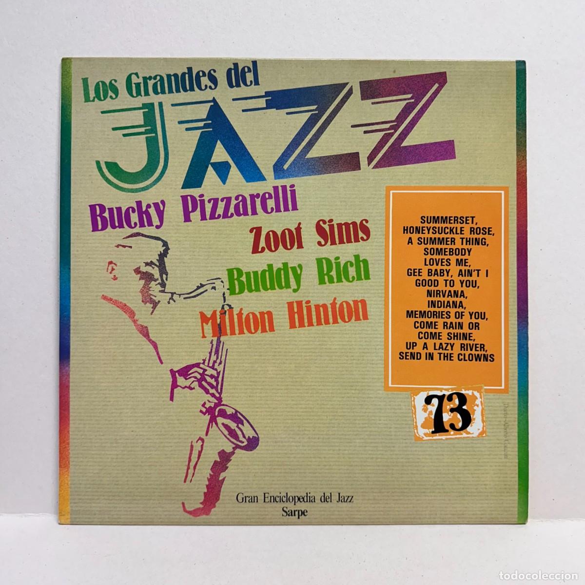 Discos de vinilo: Zoot Sims, Bucky Pizzarelli Special Guest Buddy Rich - Los Grandes del Jazz 73 (LP)