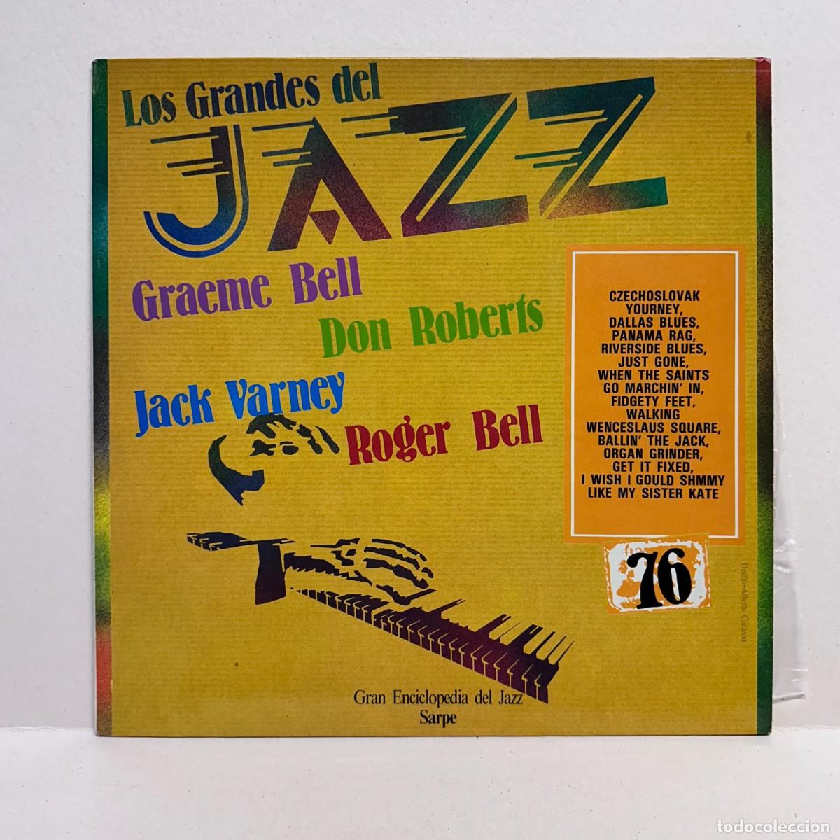Discos de vinilo: Don &rdquo;Pixie&rdquo; Roberts, Roger Bell, Graeme Bell, Jack Varney - Los Grandes Del Jazz 76 (LP)