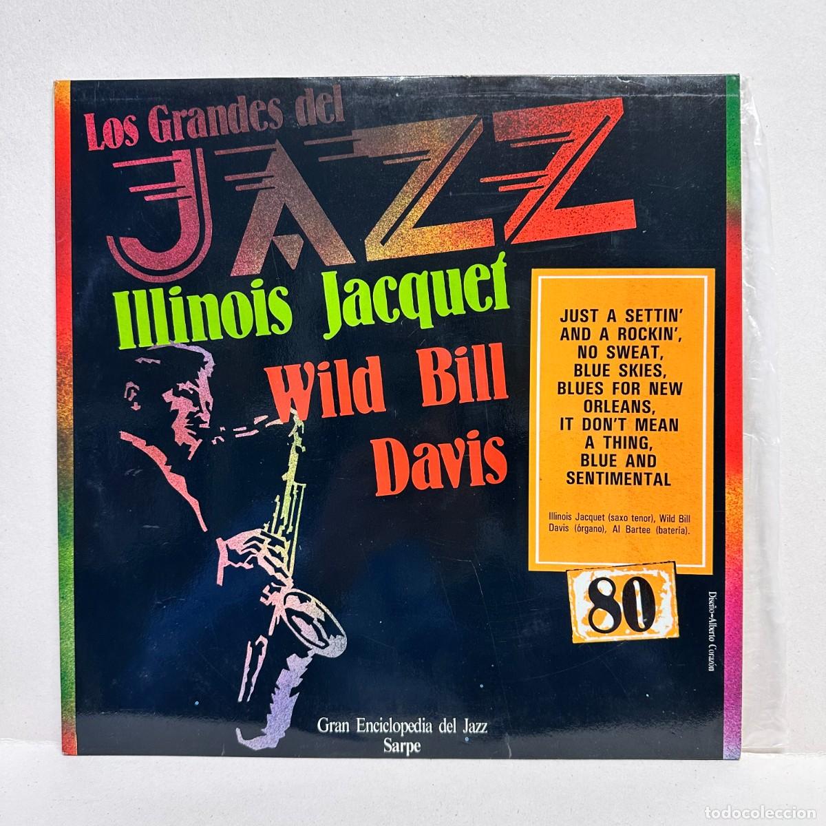 Discos de vinilo: Illinois Jacquet, Wild Bill Davis - Los Grandes Del Jazz 80 (LP)